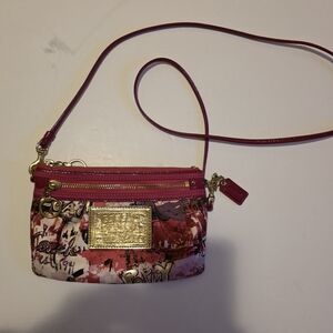 Y2K Coach Graffiti Poppy Crossbody